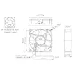 Picture of 80mm 24VDC Sleeve Bearing Cooling Fan