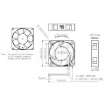 Picture of 40mm 12VDC Maglev Bearing Cooling Fan