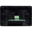 Dual 3 Pin XLR DJ/Band Wallplate Black