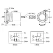 Picture of SPST LED Vandal Resistant IP67 Momentary Touch Switch