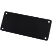 A blanking panel to fill unused spaces in the H5158 Merlaud zone decoder rack panel.