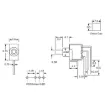 Picture of SPDT Mom. 90 Deg. PCB Sub-Mini Pushbutton Switch