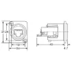 Picture of Neutrik NE8FDY-C6 Ethercon RJ45 Modular Chassis Socket Cat6