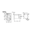 Amphenol  AC3FPZ 3 Pin Female  XLR Chassis Mount