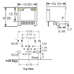 Picture of 8P8C RJ45 Modular Socket PCB Mount With LEDs