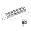 Picture of 12 Way Wire Protect 17.5A 450V Screw Terminal Block