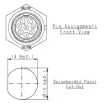 Picture of 8 Pin 5A Locking Male Chassis IP67 Waterproof Plug