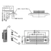 Picture of DB25 Female PCB 90 Deg. IP67 Rated