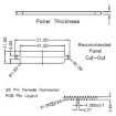 Picture of DB25 Female PCB IP67 Rated