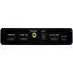 With the help of this audio extractor you can extract audio signals from any HDMI compliant source to digital optical or analog stereo audio outputs. It features both input and output of HDMI supporting video resolution up to 8K @ 50/60Hz or 4K @ 120Hz.