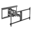 This cantilever wall bracket is designed to mount flat or curved screens up to 60kg where quick screen adjustment is required.