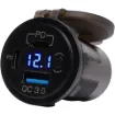 A dual-function car charger featuring Quick Charge 3.0 (18W) and 40W USB-C Power Delivery, perfect for cars, 4WDs, and caravans.