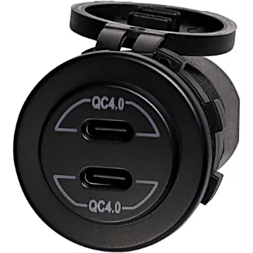 Upgrade your charging setup with the 4.0A Dual USB Type-C Charging Panel Mount Socket, designed for fast, efficient power delivery in a sleek and durable form.