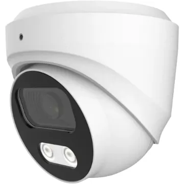 A day/night high resolution IP dome camera with multi-codec support. Offering a clear 2592x1944 image at 30fps for integration with HD network video recorders.