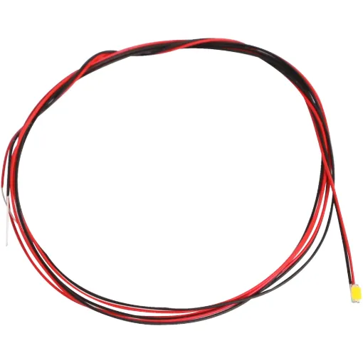 A green 0603 SMD LED with flylead for easy connection to your projects.