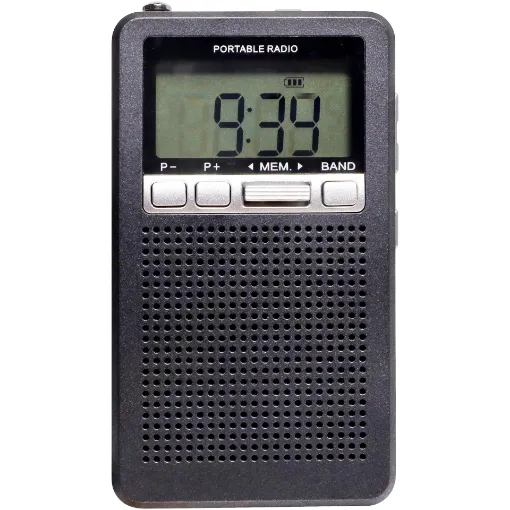 The perfect pocket sound system ideal for travel, outdoor activities, or emergencies, this lightweight device keeps you connected to your favourite stations anytime, anywhere.