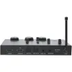 UHF dual-channel wireless mic system with DSP effects, multiple inputs, and 30 m range—ideal for karaoke, DJs, and home entertainment.