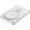 This wireless charging battery bank allows you to charge your phone wirelessly and more conveniently as you simply place your Qi - enabled smartphone on the powerbank. Also features wireless watch charging.