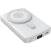This wireless charging battery bank allows you to charge your phone wirelessly and more conveniently as you simply place your Qi - enabled smartphone on the powerbank. Also features wireless watch charging.