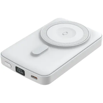 This wireless charging battery bank allows you to charge your phone wirelessly and more conveniently as you simply place your Qi - enabled smartphone on the powerbank. Also features wireless watch charging.