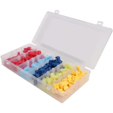 This 120pc kit includes an assortment of T-Tap crimp connectors, letting you tap into any wire without cutting, stripping, or soldering.