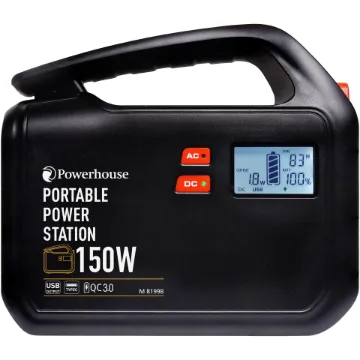Your all-in-one outdoor power hub—240V AC, DC, USB, solar charging, and a torch—perfect for camping and beyond.