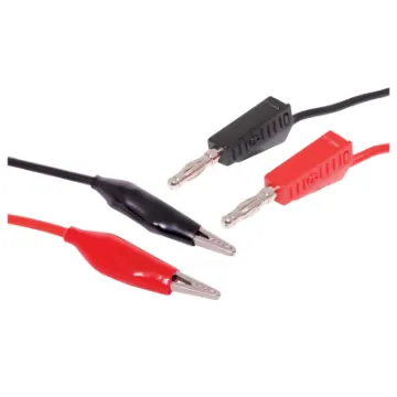 Economical replacement test leads. Banana to Croc Clip.