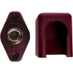 This M8 Red Pass Through Terminal Post is a heavy duty stainless steel post that is mounted on a moulded plastic base. 48V DC max.