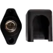 This M8 Black Pass Through Terminal Post is a heavy duty stainless steel post that is mounted on a moulded plastic base. 48V DC max.