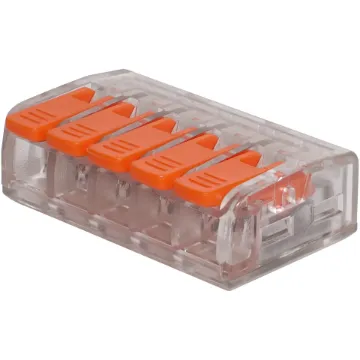 Lever Splicing Terminal Block offers a quick, safe, and tool-free solution for joining electrical wires.
