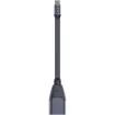This HDMI output adaptor is the perfect accessory for any USB C equipped device to output video signals to an external monitor or display. This adaptor will display up to 4K resolutions at 60Hz. 16cm long.