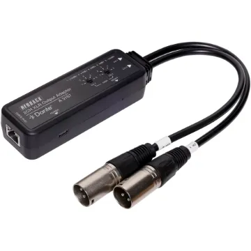 2Ch XLR Output to Dante Input Adapter