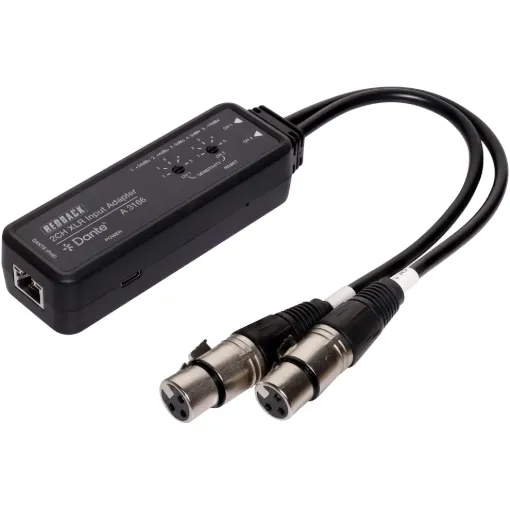 2Ch XLR Input to Dante Output Adapter