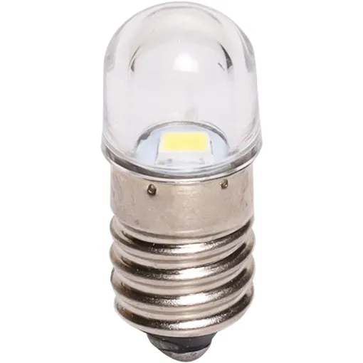 Cool White Miniature Edison Screw (MES). 3V, 70mA