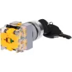 A secure heavy duty key-operated switch for industrial control. Features 1NO1NC contacts to safely manage two circuits at once.