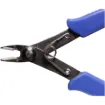 High quality stainless steel precision side cutters with a polished finish.