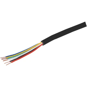 Conductor colours: yellow, green, red & black. ACMA approved for use in security installations.
