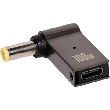 These 100W compatible USB C adaptors allow you to power your laptop from a standard USB C power supply. Ideal replacement for broken or lost laptop power supplies.