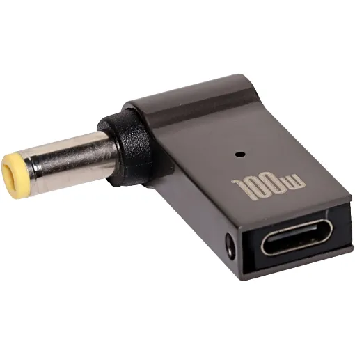 These 100W compatible USB C adaptors allow you to power your laptop from a standard USB C power supply. Ideal replacement for broken or lost laptop power supplies.
