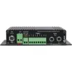 The A 1717B is an MP3 based message player housed in a compact flange mount aluminium enclosure and offers playback of four MP3 tracks.