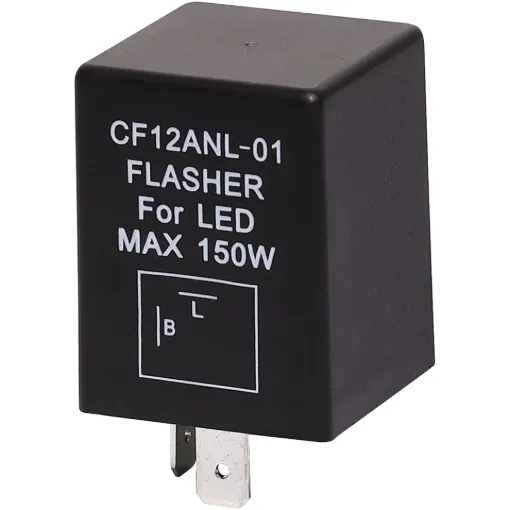 This unit is specially designed to work with low-current LED indicator lights, preventing the common “hyper flash” issue that happens with standard flasher relays.