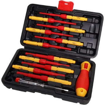 This set of screwdrivers is ideal for people who service 240V appliances. Rated to 1000V. Includes Slotted, Phillips, Pozi and Torque screwdrivers.