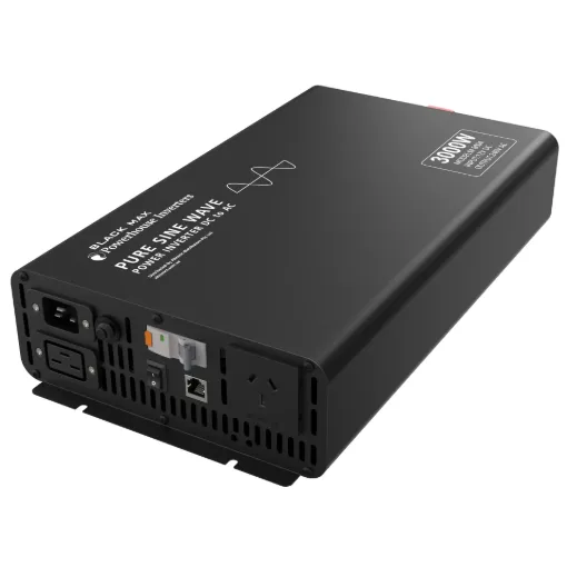 This Powerhouse BlackMax inverter delivers a pure sine wave AC output, ideal for powering demanding loads such as appliances with switchmode power supplies (including computers, displays, and game consoles) and voltage-sensitive devices like medical equipment.