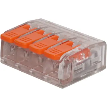 Lever Splicing Terminal Block offers a quick, safe, and tool-free solution for joining electrical wires.