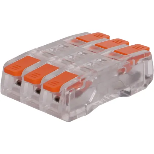 Lever Joining Terminal Block offers a quick, safe, and tool-free solution for joining electrical wires.