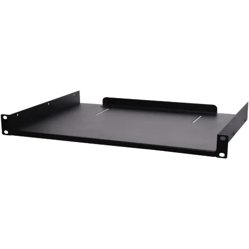 Heavy duty rack shelf to suit all standard 19 inch racking systems. All models supplied in flat pack form - assembles in minutes. Simply screws to the rack frame. Suitable for equipment that does not rack mount, e.g. C.D. players, tuners, amplifiers, digital video recorders, monitors, etc. Maximum load 20kg.