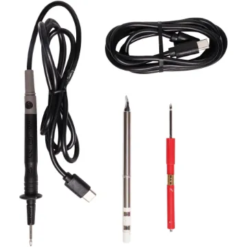 This accessory pack contains replacement parts for the USB Soldering Iron With Mini Multimeter - T 2685.