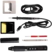 A compact handheld USB powered soldering iron and multimeter for odd jobs and repairs when you need it.