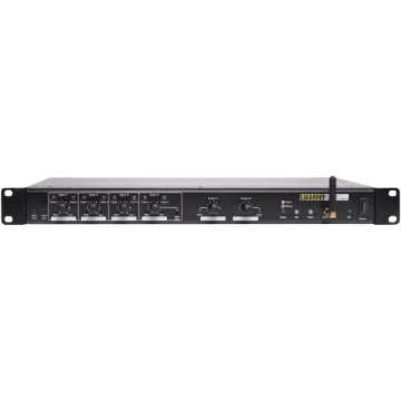 4 Input, 2 Output PA Mixer With Bluetooth