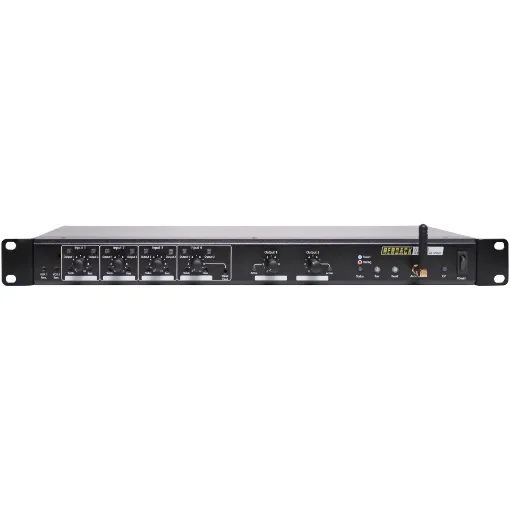 4 Input, 2 Output PA Mixer With Bluetooth